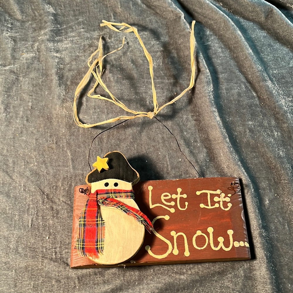 Let It Snow Sign